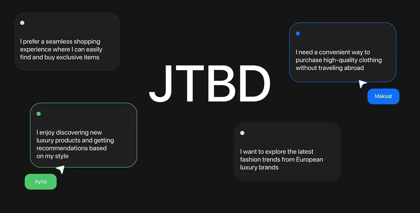 Begres product discovery screens