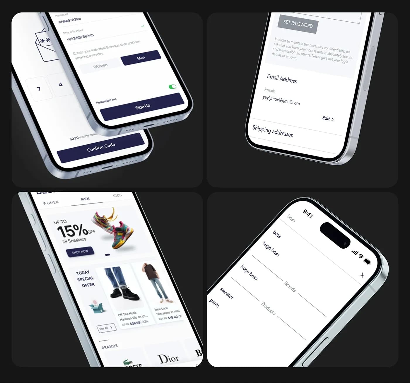 Begres brand pages